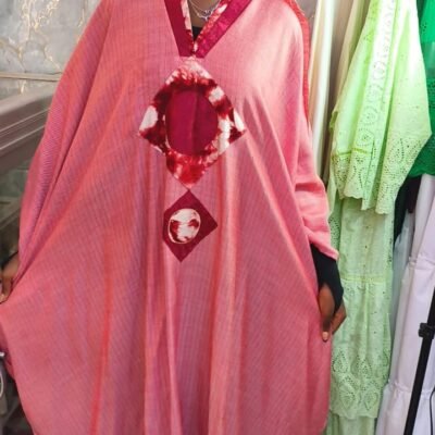 Boubou art en lin et brocard