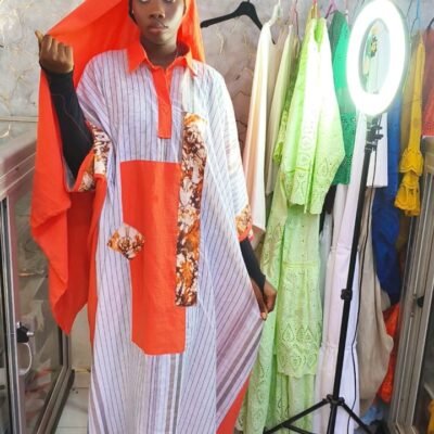 Boubou patche avec koukoudounda