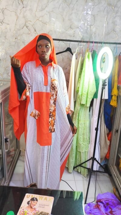 Boubou patche avec koukoudounda