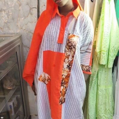 Boubou patche avec koukoudounda