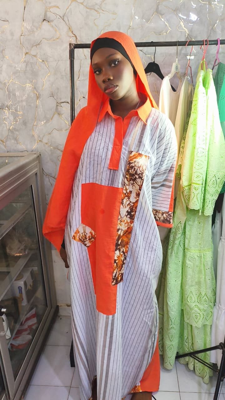 Boubou patche avec koukoudounda