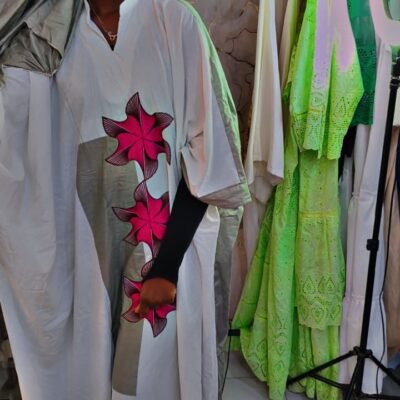 Boubou patche avec wax