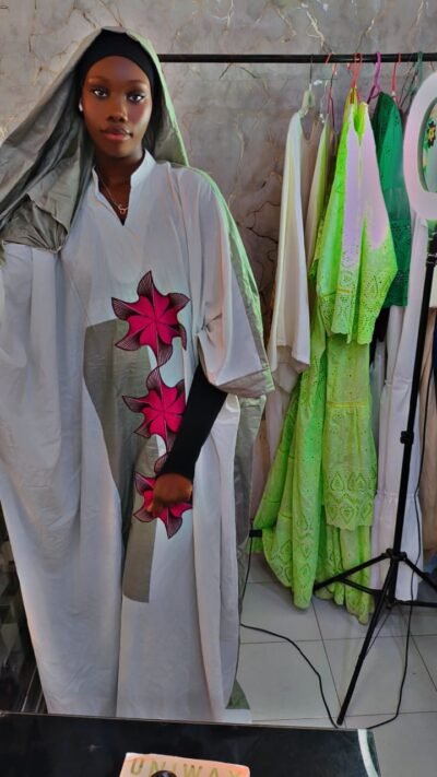 Boubou patche avec wax