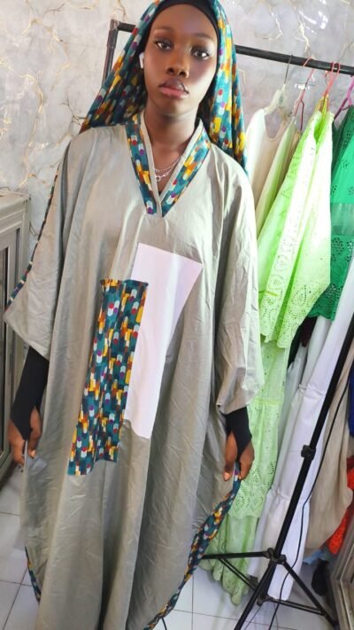 Boubou patche avec wax