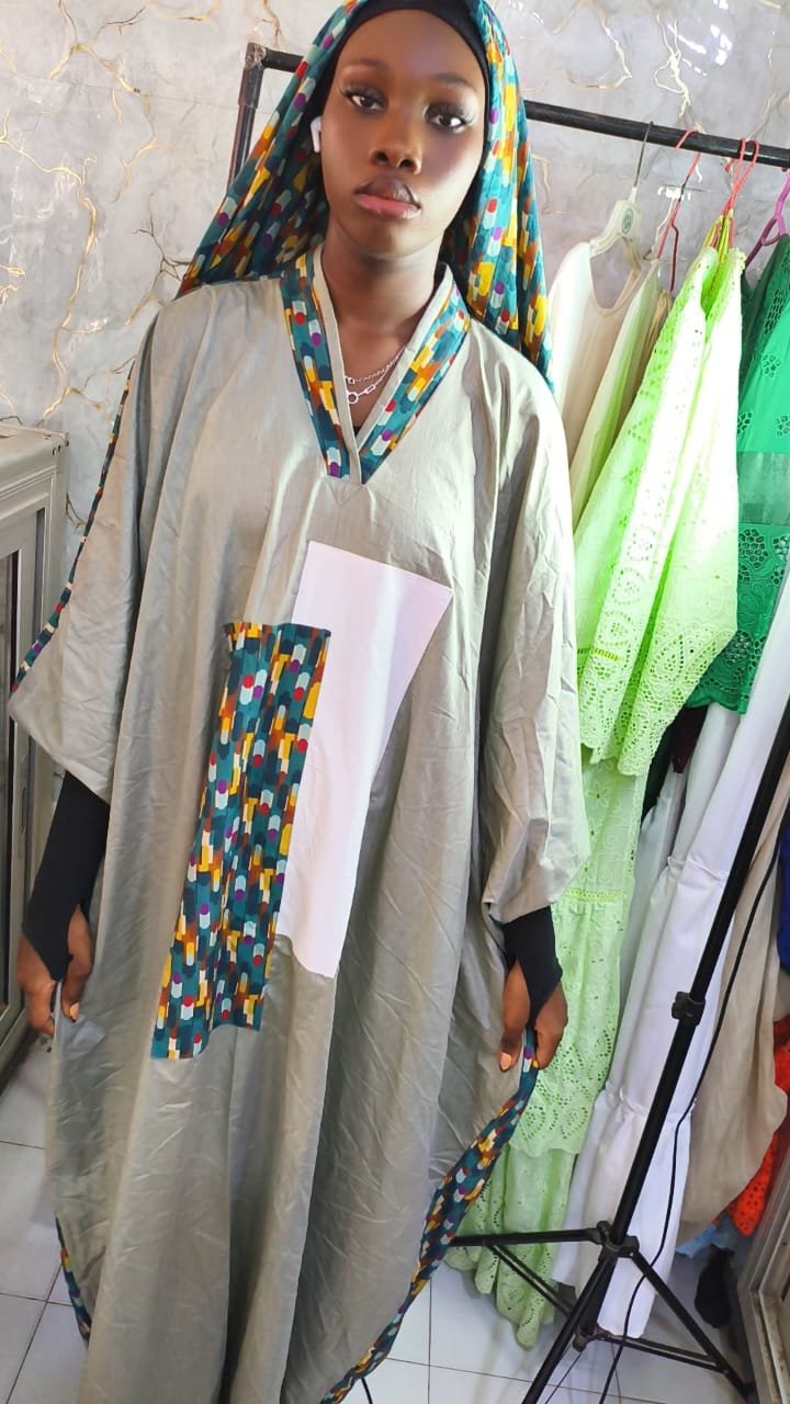 Boubou patche avec wax