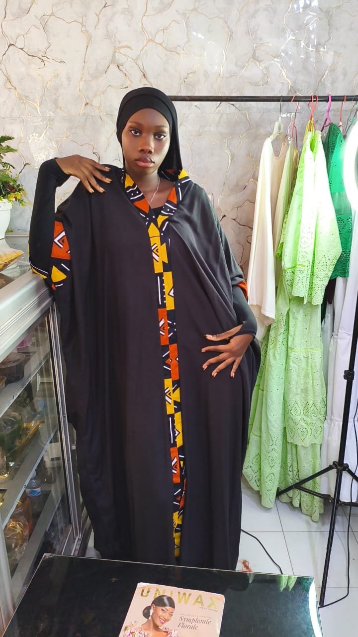 Boubou patche avec wax