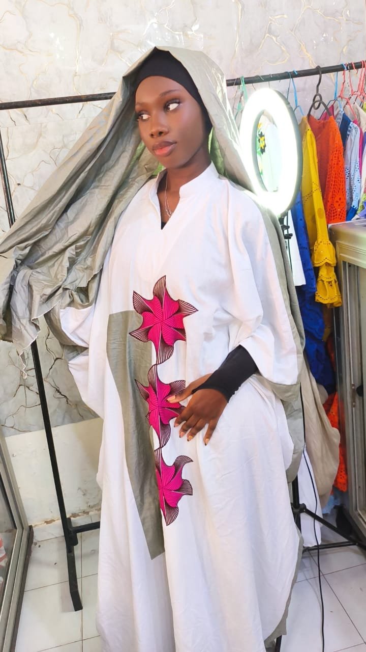 Boubou patche avec wax