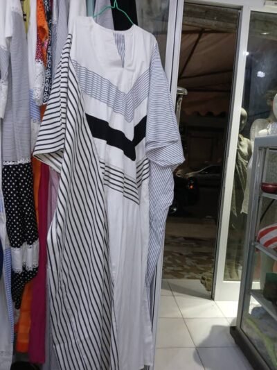 Boubou patché en coton – Image 2