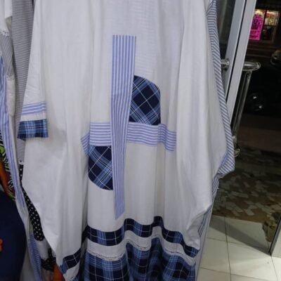 Boubou patché en coton