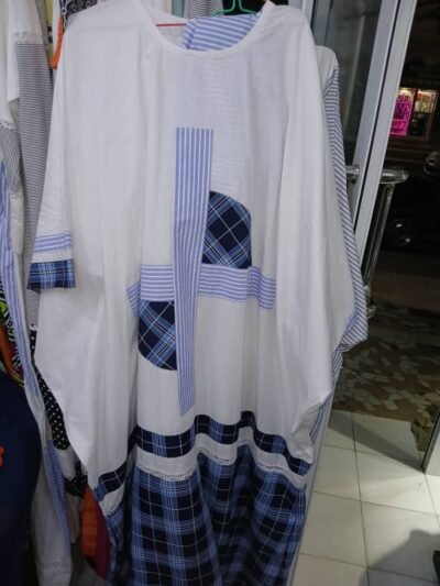 Boubou patché en coton