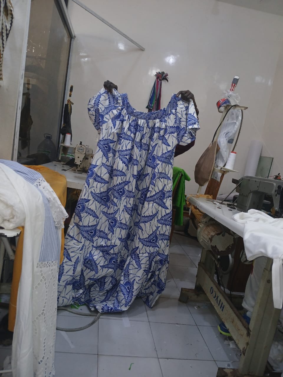 Robe en pagne wax